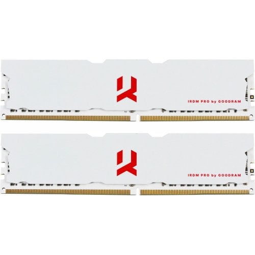 ОЗП GoodRAM DDR4 16GB (2x8GB) 3600Mhz IRDM Pro White (IRP-W3600D4V64L18S/16GDC) купити в Україні | Telemart фото