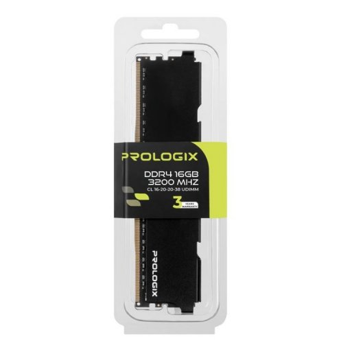 ОЗУ Prologix DDR4 16GB 3200Mhz Black (PRO16GB3200B4) купить в Украине | Telemart фото