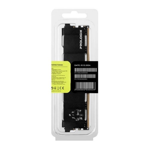 ОЗУ Prologix DDR4 16GB 3200Mhz Black (PRO16GB3200B4) купить в Украине | Telemart фото