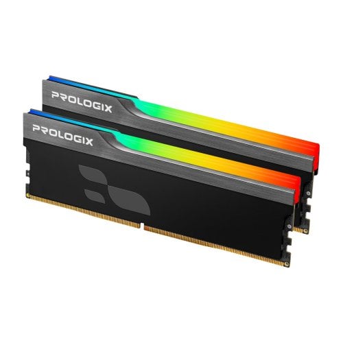 ОЗУ Prologix DDR4 16GB (2x8GB) 3200Mhz Onyx RGB Black (PRO16GB3200YBR4K) купить в Украине | Telemart фото