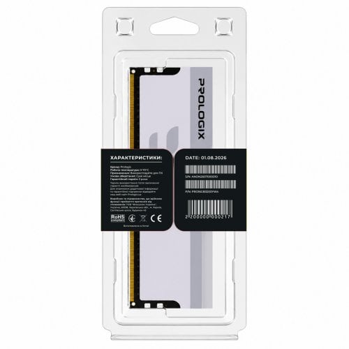 ОЗУ Prologix DDR4 16GB 3200Mhz Onyx White (PRO16GB3200YW4) купить в Украине | Telemart фото