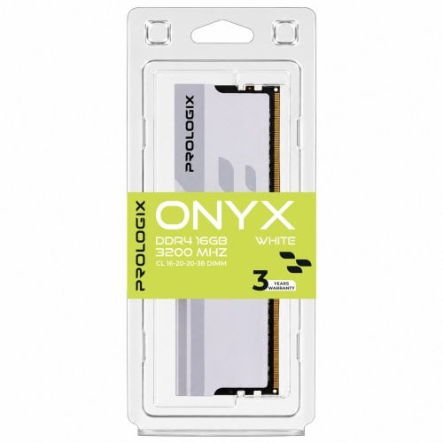 ОЗУ Prologix DDR4 16GB 3200Mhz Onyx White (PRO16GB3200YW4) купить в Украине | Telemart фото