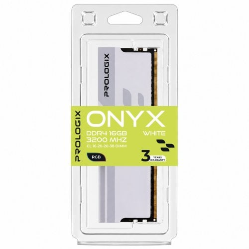 ОЗУ Prologix DDR4 16GB 3200Mhz Onyx RGB White (PRO16GB3200YWR4) купить в Украине | Telemart фото
