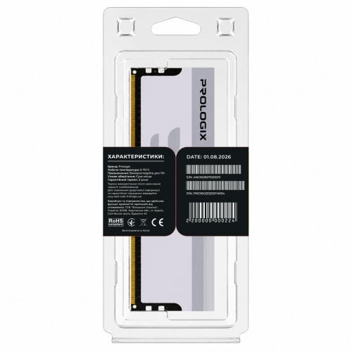 ОЗУ Prologix DDR4 16GB 3200Mhz Onyx RGB White (PRO16GB3200YWR4) купить в Украине | Telemart фото