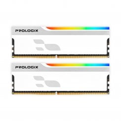 ОЗУ Prologix DDR4 16GB (2x8GB) 3200Mhz Onyx RGB White (PRO16GB3200YWR4K)