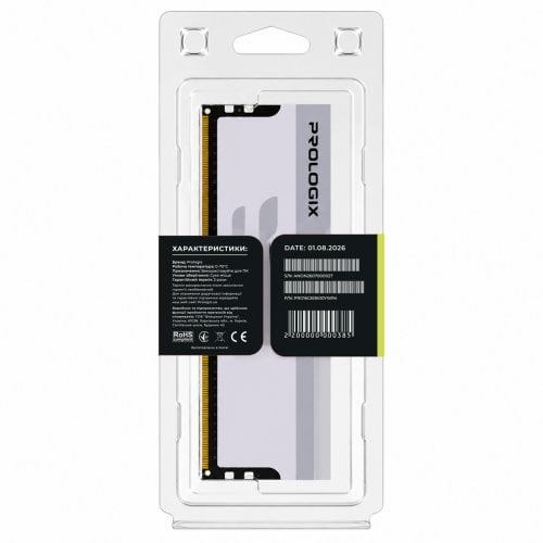 ОЗУ Prologix DDR4 16GB 3600Mhz Onyx RGB White (PRO16GB3600YWR4) купить в Украине | Telemart фото