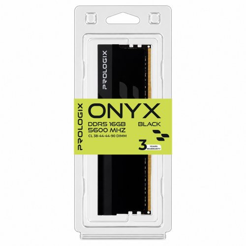 ОЗУ Prologix DDR5 16GB 5600Mhz Onyx Black (PRO16GB5600YB5) купить в Украине | Telemart фото