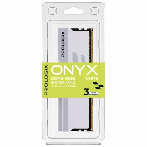 ОЗУ Prologix DDR5 16GB 5600Mhz Onyx White (PRO16GB5600YW5) купить в Украине | Telemart фото