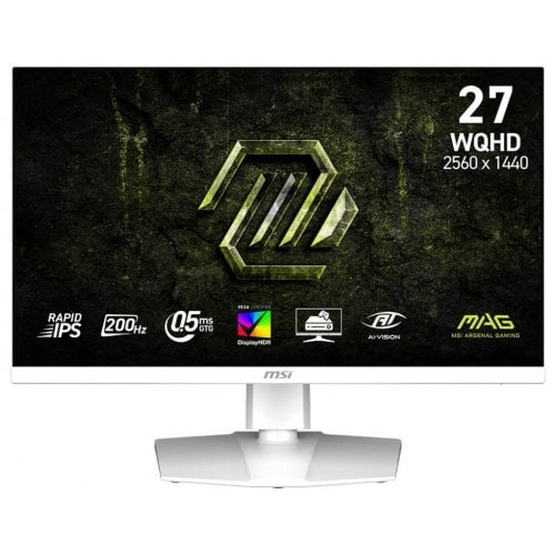 Уценка монитор MSI 27" MAG 274QRFW E20 White (Повреждена упаковка, 915315) купить в Украине | Telemart фото