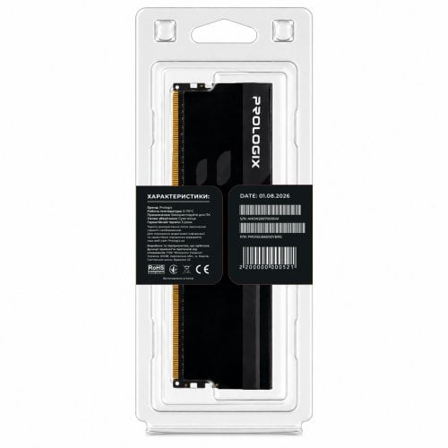 ОЗУ Prologix DDR5 16GB 6000Mhz Onyx RGB Black (PRO16GB6000YBR5) купить в Украине | Telemart фото