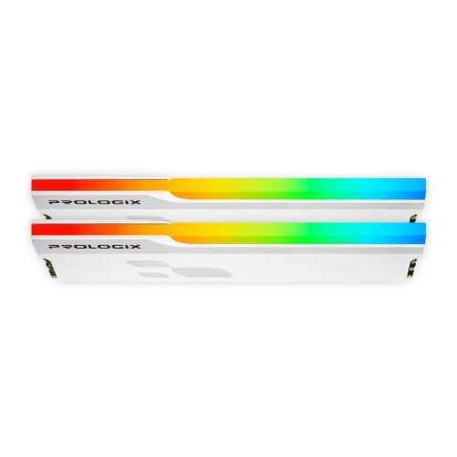 ОЗУ Prologix DDR4 32GB (2x16GB) 3200Mhz Onyx RGB White (PRO32GB3200YWR4K) купить в Украине | Telemart фото