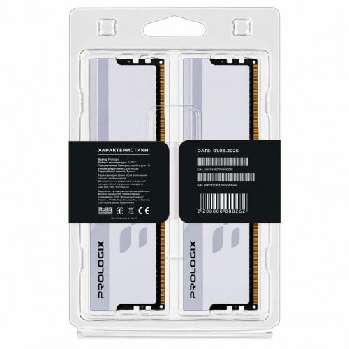 ОЗУ Prologix DDR4 32GB (2x16GB) 3200Mhz Onyx RGB White (PRO32GB3200YWR4K) купить в Украине | Telemart фото