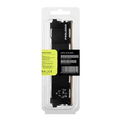 ОЗУ Prologix DDR4 8GB 3200Mhz Black (PRO8GB3200B4) купить в Украине | Telemart фото