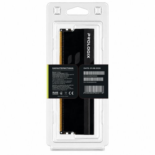 ОЗУ Prologix DDR4 8GB 3200Mhz Onyx Black (PRO8GB3200YB4) купить в Украине | Telemart фото