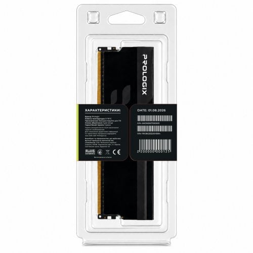 ОЗУ Prologix DDR4 8GB 3200Mhz Onyx RGB Black (PRO8GB3200YBR4) купить в Украине | Telemart фото