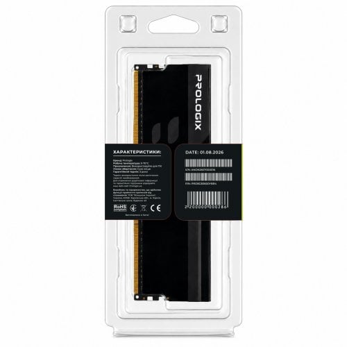 ОЗУ Prologix DDR4 8GB 3600Mhz Onyx RGB Black (PRO8GB3600YBR4) купить в Украине | Telemart фото