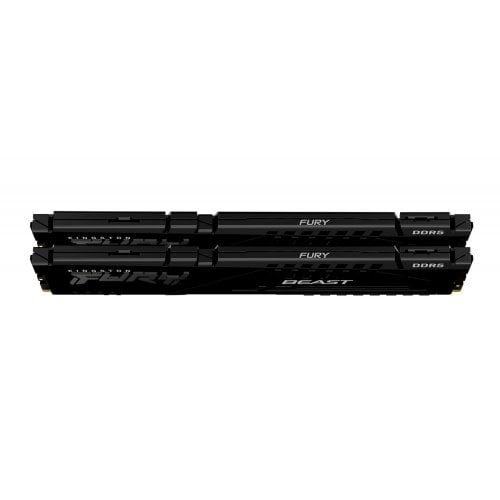 Уцінка озп Kingston DDR5 32GB (2x16GB) 6000Mhz FURY Beast Black (KF560C36BBE2K2-32) (Розкрита упаковка, 915354) купити в Україні | Telemart фото