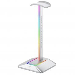 Підставка для навушників FragON Watchtower 2U RGB (FGLHH22WTWTR2URGB) Silver