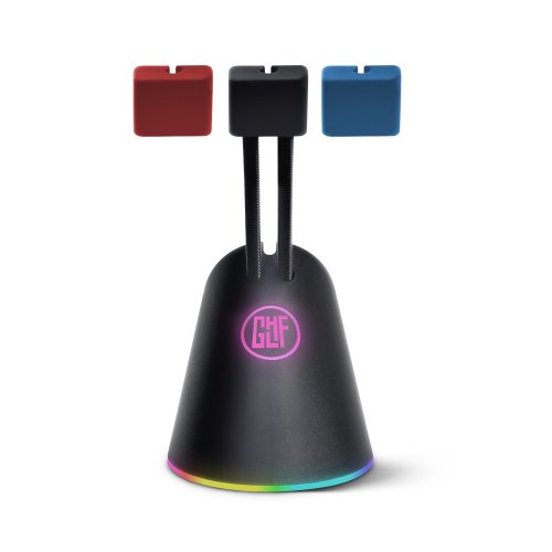 Тримач для кабелю GLHF Citadel Colorful 3 clips RGB (FGLMB22BKCTDLRGB3) купити в Україні | Telemart фото