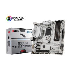 Материнська плата MSI B360M MORTAR TITANIUM (s1151-v2, Intel B360) (Відновлено продавцем, 915390)