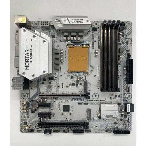 Материнська плата MSI B360M MORTAR TITANIUM (s1151-v2, Intel B360) (Відновлено продавцем, 915390) купити в Україні | Telemart фото