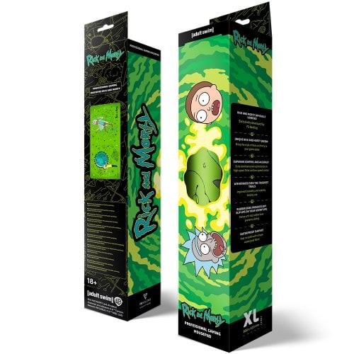 Коврик для мышки Warner Brothers Rick and Morty Dimension C-137 XL (FWBMPRMORGREE25XL) купить в Украине | Telemart фото
