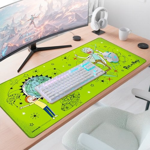 Коврик для мышки Warner Brothers Rick and Morty Dimension C-137 XL (FWBMPRMORGREE25XL) купить в Украине | Telemart фото