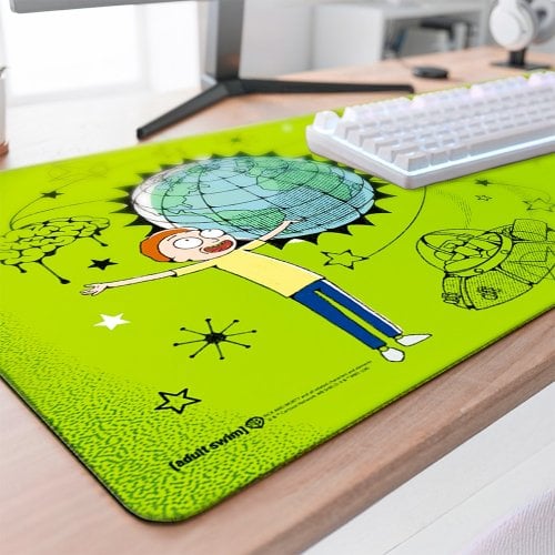 Коврик для мышки Warner Brothers Rick and Morty Dimension C-137 XL (FWBMPRMORGREE25XL) купить в Украине | Telemart фото