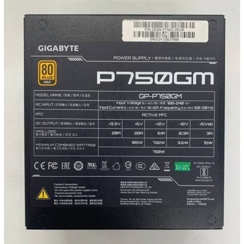 Блок питания Gigabyte P750GM 750W (GP-P750GM) (Восстановлено продавцом, 915412) купить в Украине | Telemart фото