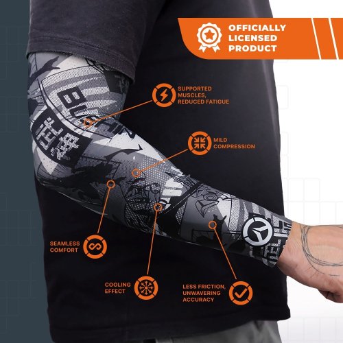 Геймерский рукав Blizzard Overwatch 2 Genji Dragon Blade Seamless S (FOWSLEEVEGENJI00S) Black купить в Украине | Telemart фото