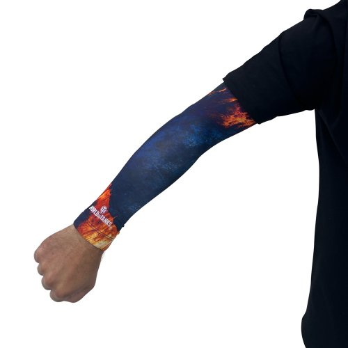 Геймерский рукав Wargaming World of Tanks Fire 03D XL (FWGSLEEVE03D220XL) Black/Orange купить в Украине | Telemart фото