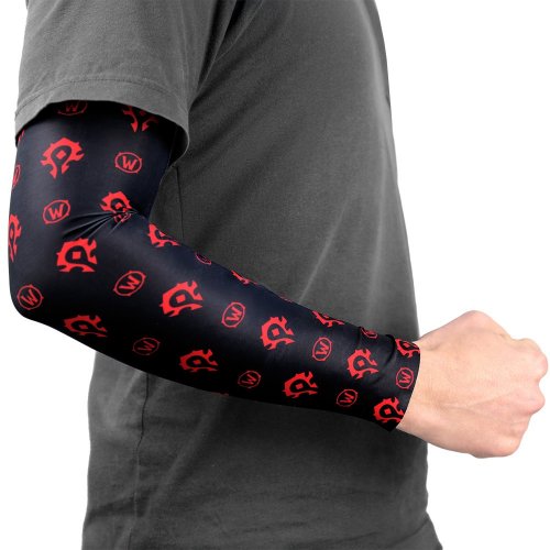 Геймерский рукав Blizzard World of Warcraft Horde Seamless L (FWOWSLEEVHORDBR0L) Black/Red купить в Украине | Telemart фото