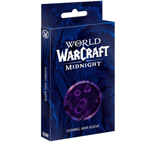 Геймерский рукав Blizzard World of Warcraft Midnight Limited Edition S (FWOWSLEEVMGHT260S) Black/Purple купить в Украине | Telemart фото