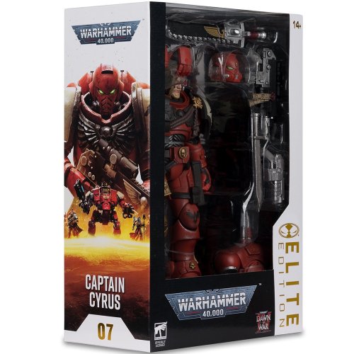 Колекційна фігурка McFarlane Warhammer 40K - Captain Cyrus: Dawn of War 4 - Deluxe Action - Elite Edition #7 (11246) купити в Україні | Telemart фото