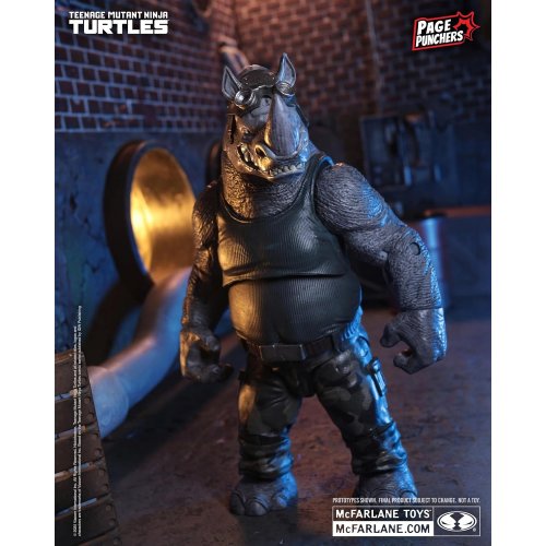Колекційна фігурка McFarlane TMNT - Rocksteady with Comic (11349) купити в Україні | Telemart фото