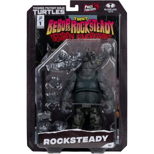 Колекційна фігурка McFarlane TMNT - Rocksteady with Comic (11349) купити в Україні | Telemart фото