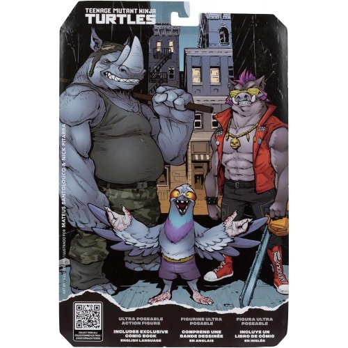 Колекційна фігурка McFarlane TMNT - Rocksteady with Comic (11349) купити в Україні | Telemart фото