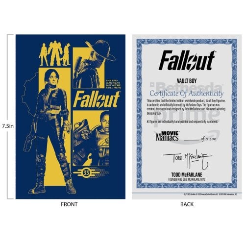 Коллекционная фигурка McFarlane Fallout - Vault Boy Version 3 (14133) купить в Украине | Telemart фото