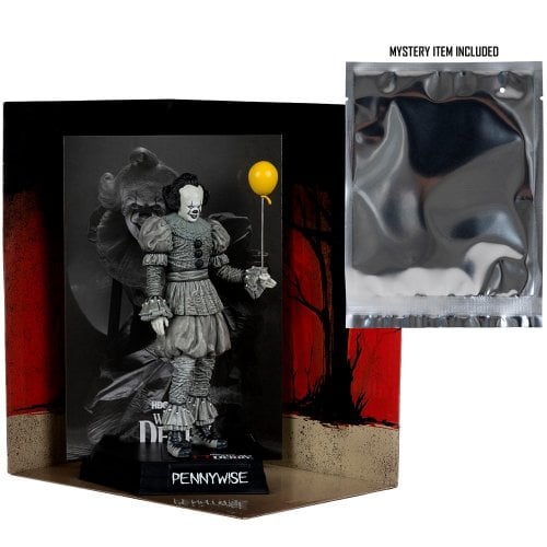 Колекційна фігурка McFarlane IT: Welcome to Derry - Pennywise Black and White (14141) купити в Україні | Telemart фото