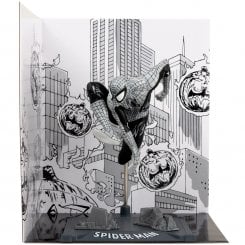 Коллекционная фигурка McFarlane Marvel Spider-Man - Collectible with Scene - Gold Label (14829)
