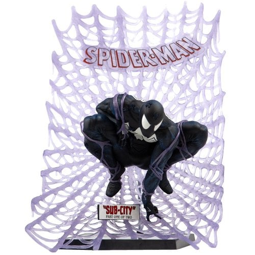 Коллекционная фигурка McFarlane Marvel Spider-man #1 - Black Suit - Chase (14832CHASE) купить в Украине | Telemart фото