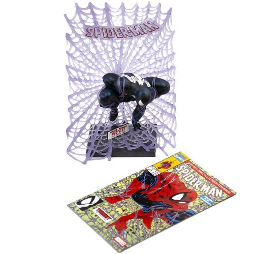 Коллекционная фигурка McFarlane Marvel Spider-man #1 - Black Suit - Chase (14832CHASE) купить в Украине | Telemart фото