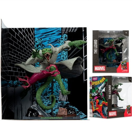Коллекционная фигурка McFarlane Marvel - The Lizard 1:10th Scale with Scene Spider-Man #2 (14841) купить в Украине | Telemart фото