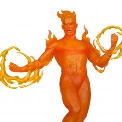 Коллекционная фигурка McFarlane Marvel Human Torch - Collectible with Scene #10 (14843)
