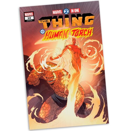 Коллекционная фигурка McFarlane Marvel Human Torch - Collectible with Scene #10 (14843) купить в Украине | Telemart фото