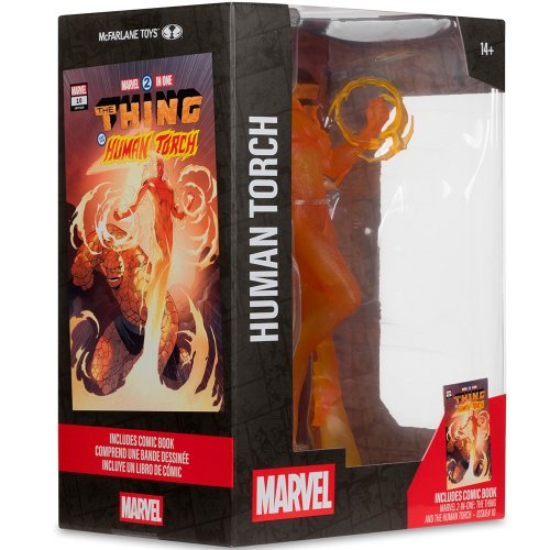Коллекционная фигурка McFarlane Marvel Human Torch - Collectible with Scene #10 (14843) купить в Украине | Telemart фото