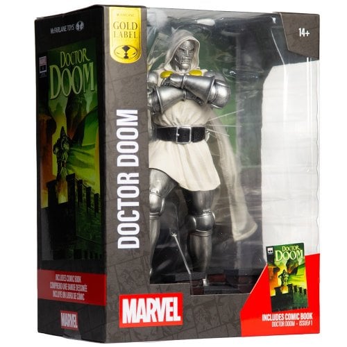 Коллекционная фигурка McFarlane Marvel Doctor Doom #1 Future Foundation Gold Label (14867) купить в Украине | Telemart фото