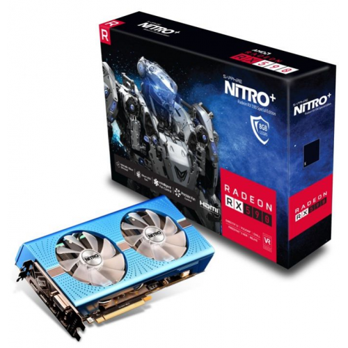 Photo Video Graphic Card Sapphire Radeon RX 590 NITRO+ Special Edition 8192MB (11289-01-20G)