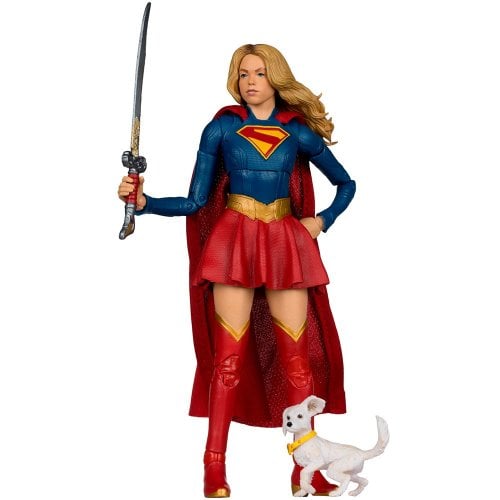 Колекційна фігурка McFarlane DC Supergirl and Baby Krypto - Supergirl Movie - Deluxe Theatrical Edition (17832) купити в Україні | Telemart фото