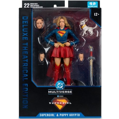 Колекційна фігурка McFarlane DC Supergirl and Baby Krypto - Supergirl Movie - Deluxe Theatrical Edition (17832) купити в Україні | Telemart фото